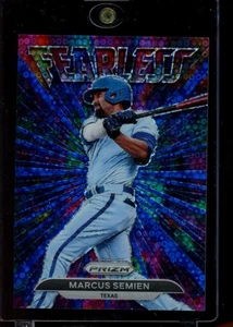 2022 Panini Prizm #FL-9 Marcus Semien Fearless Blue Donut Circles Prizm #/199 - Bild 1 von 2