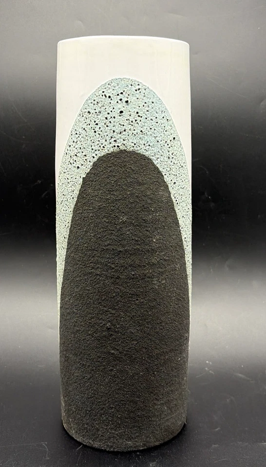 Vintage Ettore Sottsass Bitossi Memphis Group Pottery Lava Glaze Vase - Image 1 of 4