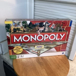 Rare MONOPOLY PERU Spanish EDITION By Hasbro, Brand New Sealed, 2010, MINT - Picture 1 of 9