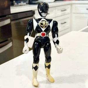 Vintage 1994 Bandai Mighty Morphin Power Rangers Black Ranger 8" Action Figure - Picture 1 of 5