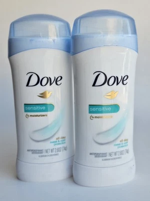 Дезодорант Dove для чувствительной кожи невидимый твердый 2,6 унции упаковка из 2 - Изображение 1 из 4