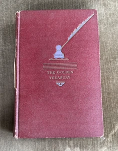 Vtg 1935 Golden Treasury of English Verse Illustrated Book - Imagen 1 de 10
