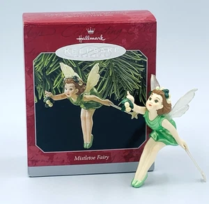 1998 Mistletoe Fairy Hallmark ricordo decorazione natalizia vintage, nuovo con scatola QX6216 - Foto 1 di 11