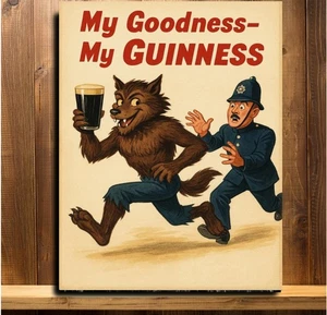 GUINNESS VINTAGE LETRERO DE METAL HOJALATA PLACA RETRO GARAJE BAR PUB HOMBRE CUEVA - Imagen 1 de 1