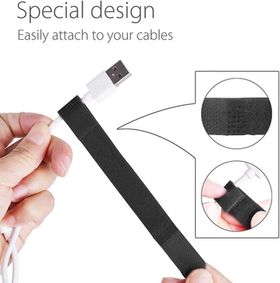 Avantree Pack of 50 Reusable Cord Organizer Keeper Holder, Fastening Cable Ti... - Image 1 of 4