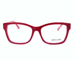 Roberto Cavalli Alimatha RC 755 074 Red Pink Plastic Eyeglasses 54-16-140 RC755 - Picture 1 of 3