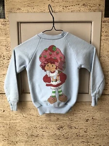 VTG Strawberry Shortcake Sweatshirt Youth Kids Size 4? 80s 90s SEE MEASUREMENTS - Picture 1 of 14