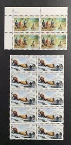 U.S. Stamps SC #3316 & 3235. California/Klondike Gold Rush Blocks - Picture 1 of 3