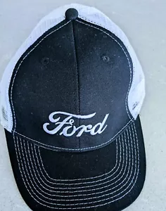 Ford Logo Black and white Mesh baseball Face Cap - Picture 1 of 5