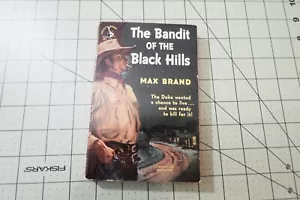 THE BANDIT OF THE BLACK HILLS BY MAX BRAND VINTAGE POCKET BKS PULP WESTERN PB - Picture 1 of 3