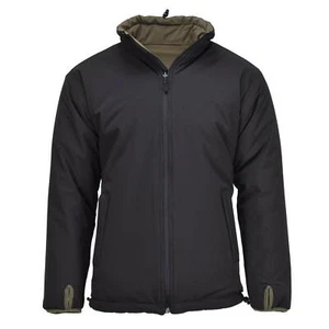 MIL-TEC German Military jacket cold weather reversible windproof Green Black NEW - Picture 1 of 7