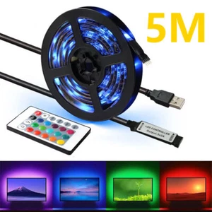 2PCS LED Stripe Stripes 5M RGB Streifen Warmweiß Wasserdicht IP65 12V 5050 SMD - Bild 1 von 13