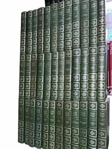 Lot de 36 volumes Charles Dickens The Complete Works édition centenaire vert héron
