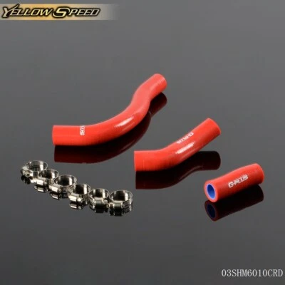 Подходит для KTM 450SXF 450 SXF 2007 2008 2009 красный силиконовый радиатор охлаждающей жидкости шланг новый - Изображение 1 из 4