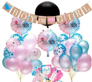 Gender Reveal Party Supplies Kit (Boy or Girl) | Party Decorations | 113 Pieces