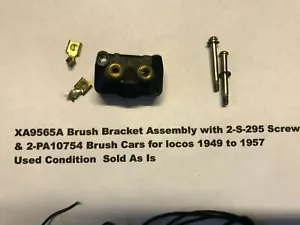 American Flyer Original Parts - XA9565A Brush Bracket w/Caps & Screws #146 - Picture 1 of 1