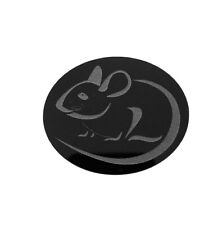 Rat Rodent Engraved Fridge Magnet in Black With Gift Bag