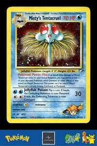 👾 2000 Pokemon Gym Heroes 10/132 Misty's Tentacruel Holo - Bild 1 von 6