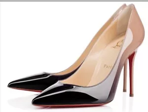 Zapatos de salón BWB Christian Louboutin 'So Kate' charol punta de aguja talla 35 - Imagen 1 de 2