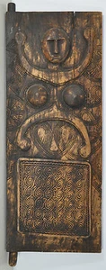 Toraja Tür/door massiv Holz Sulawesi, Indonesien 126 x 50 cm 1 von 2 gleichen - Picture 1 of 7