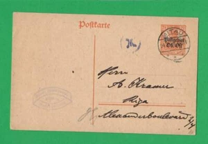 LATVIA GERMANY FROM MITAU TO BERLIN 1919 CENSORED WW l STATIONERY PC. 1562 - Picture 1 of 2