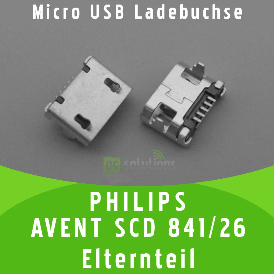 ✅ PHILIPS AVENT SCD 841/26 GENITORE Micro USB Presa di Ricarica Femmina Port Connector - Immagine 1 di 1