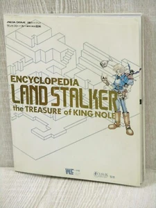 LANDSTALKER Encyclopedia Treasure King Nole Guide w/Map Sega Mega Drive Book SG - Picture 1 of 12