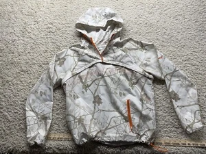 Frankie White Camouflage Zip Off Camo Jacket Windbreaker Women’s M EUC - Bild 1 von 9