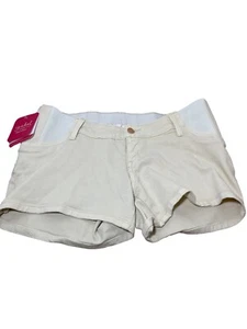 Ingrid And Isabel Size 4 - Side Panel Midi Maternity Jean Shorts - Maternity - Picture 1 of 10