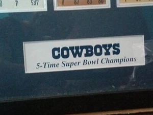 HIGHLAND MINT DALLAS COWBOYS 5 TIME SUPER BOWL CHAMPS LIMITED EDITION OF 5000 - Picture 1 of 7