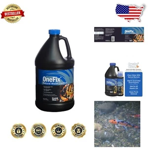 Clear & Safe 1 Gallon Natural Water Clarifier for Ponds - Treats 48,000 Gallons - Picture 1 of 6