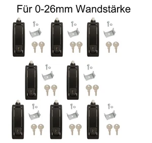 8x Hebelverschluss abschließbar Schnappverschluss Möbelschloss Wohnmobil Camper - Bild 1 von 7