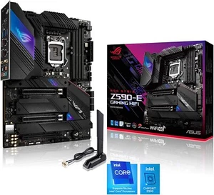ASUS ROG Strix Z590-E Gaming WIFI Mainboard Sockel 1200 Intel Z590 DDR4 7.1Sound - Bild 1 von 6
