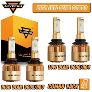 AUXBEAM 9005+9006 CSP Faros LED Kit Bombillas Altas Bajas S3 Blanco 6500K Turbo Ventilador - Imagen 1 de 12