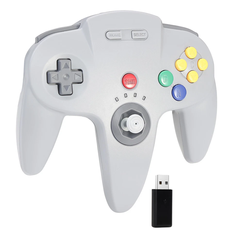 Interruptor inalámbrico N64/SNES/NGC controlador en línea receptor USB para conmutador PC NSO Foto 1 de 2