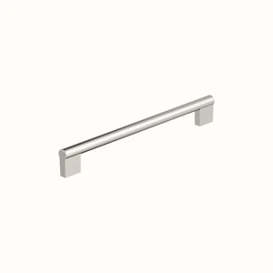 Amerock Versa 8-13/16 Inch C/C Handle Cabinet Pull in Polished Nickel - Picture 1 of 2