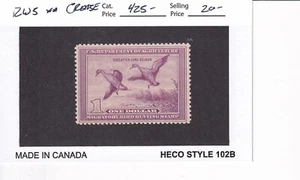 U.S.: Sc #RW5, $1 Federal Duck Stamp, Pintail Drake, MNH (Crease) (F34419) - Picture 1 of 3
