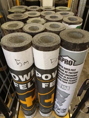 Rose Roofing Super Shed Polyester Strong Felt Green Mineral 5 4 3 2 1mx 1m