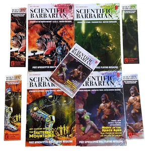 Scientific Barbarian Book 1 2 3 4 2020 2021 Bookmark Postcard Role Play Megazine - Picture 1 of 24