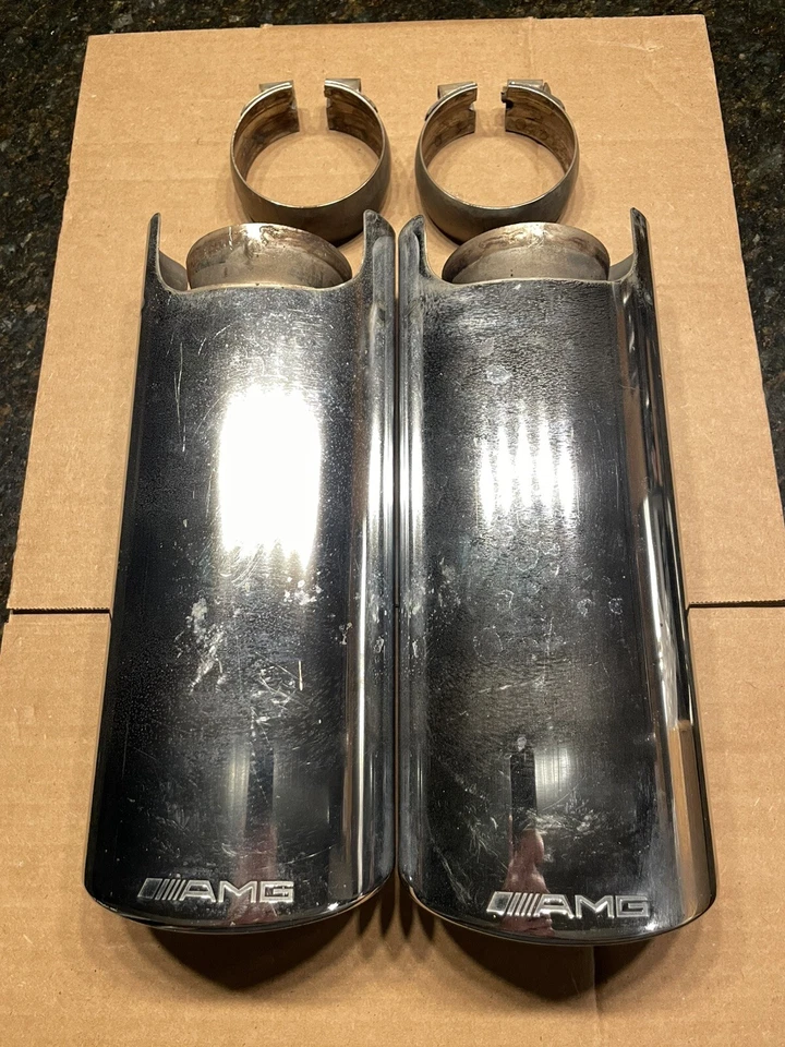 Mercedes AMG S55 ML55 CL55  CLS55 Exhaust Muffler Tips OEM - Image 1 of 1