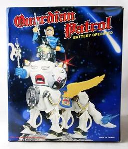 VINTAGE 1986 GUARDIAN PATROL ROBOTER SECTAURS BLACKSTAR MOTU SON AI TAIWAN NEU! - Bild 1 von 12
