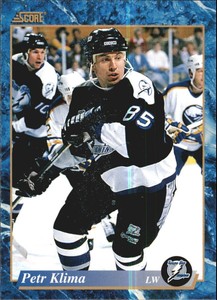 1993-94 Score Lightning Hockey Card #518 Petr Klima