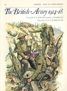 OSPREY MAA 81 THE BRITISH ARMY 1914-1918 WW1 WESTERNFRONT_GALLIPOLI_PALESTINE_S - Bild 1 von 9