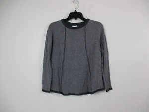 Camisa J Jill para mujer pequeña negra blanca y elástica informal para damas - Imagen 1 de 12