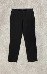 Eileen Fisher Pants womens small Black Viscose Nylon Lycra Pull On Straight Leg - Picture 1 of 17