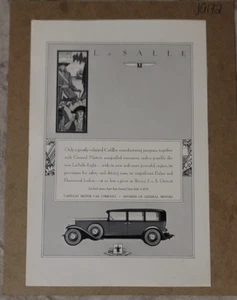 La Salle Cadillac Automobile 1930 Ad (JA172 - Picture 1 of 1