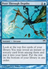 4x Peer Through Depths ~ Near Mint Champions of Kamigawa MTG Magic x4 4 Ultimate