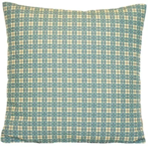 Checked Cushion Cover Henrietta Spencer Print Blue Vintage Checks Fabric 16x16” - Picture 1 of 1