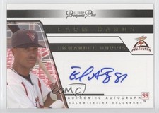 2006 TRISTAR Prospects Plus Farm Hands Auto Gold /25 Emmanuel Burriss #FH8 Auto