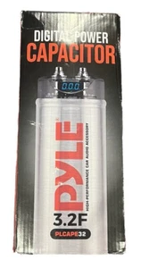 Pyle 3.2 Farad Digital Power Capacitor High Performance Car Audio Accessory - Picture 1 of 9